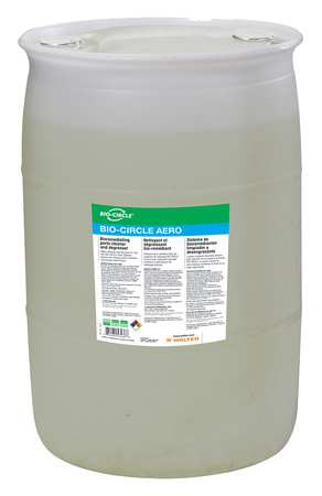 BIO-CIRCLE 55A208 ALUMINUM  AERONAUTICAL CLEANER 55 GAL.