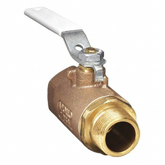 APOLLO 70LF80501 BALL VALVE BRONZE INLINE 1 IN PIPE