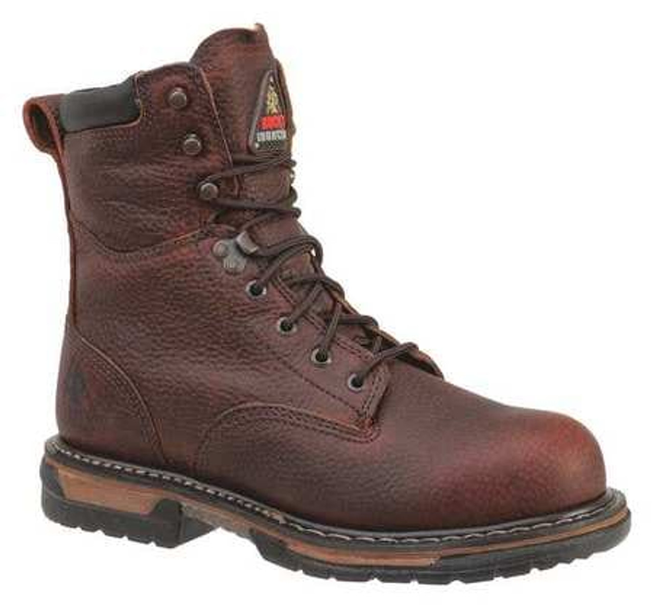ROCKY 6693-10.5W WORK BOOTS STL MN 10.5W BRIDLE BRN PR