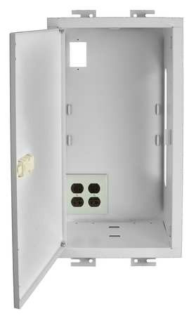HUBBELL AVCE1H AV CEILING ENCLOSURE RECESSED STEEL WHT