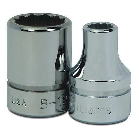 WILLIAMS B-1220 3/8  DR. STD SKT, 12-PT, 5/8            