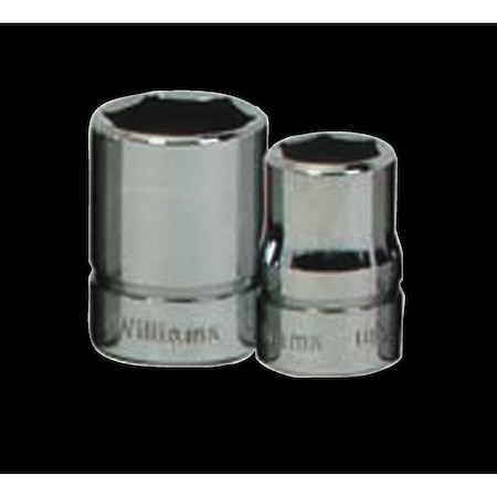 WILLIAMS B-628 3/8  DR. STD SKT, 6-PT, 7/8             