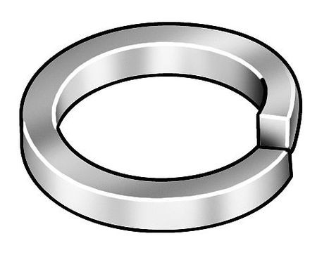 GRAINGER GLOBAL SOURCING DCL100N0000P-PK25 SPLIT LOCK WASHER BOLT 1 STEEL PK25