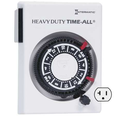 INTERMATIC HB113 TIMER,MECHANICAL,120V,20A,PLUG IN