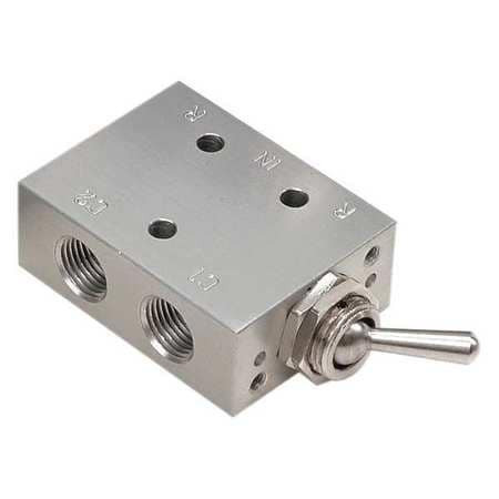 ARO M211LS MANUAL AIR CONTROL VALVE 4-WAY 1/8IN NPT
