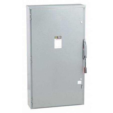 SQUARE D H365R SAFETY SWITCH,600VAC,3PST,400 AMPS AC