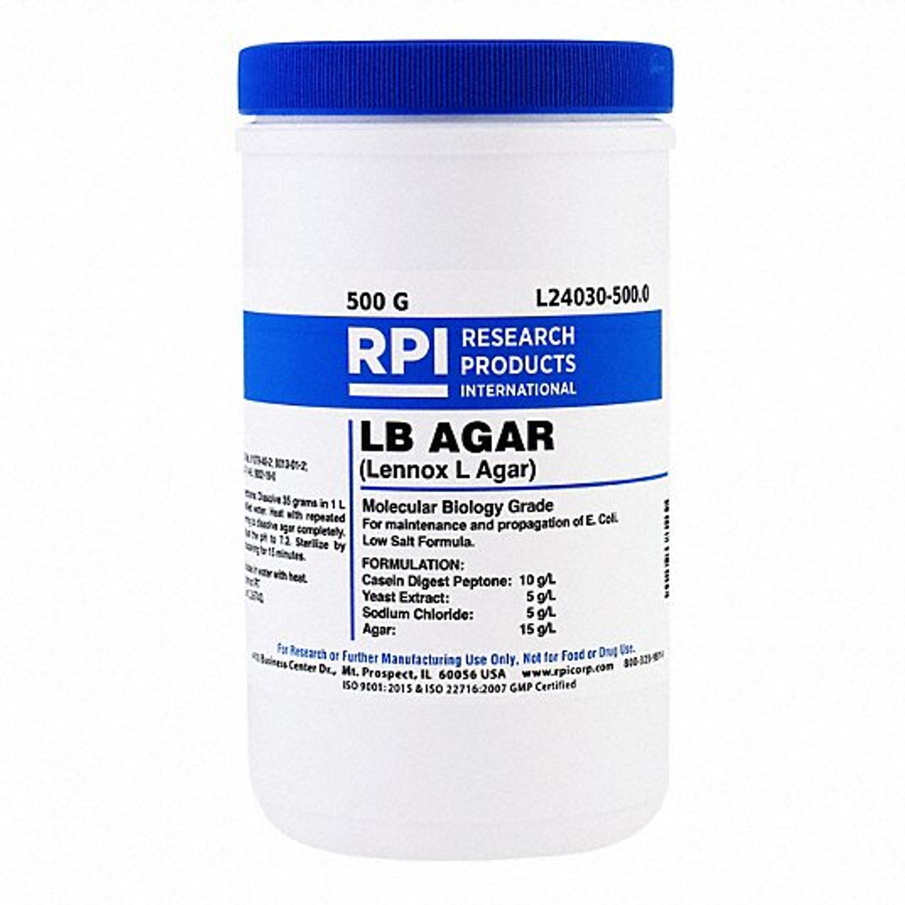 RPI L24030-500.0 LB AGAR POWDER (LENNOX L AGAR) 500G