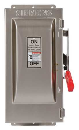 SIEMENS HF321S SAFETY SWITCH FUSIBLE 30A 240VAC 3PH