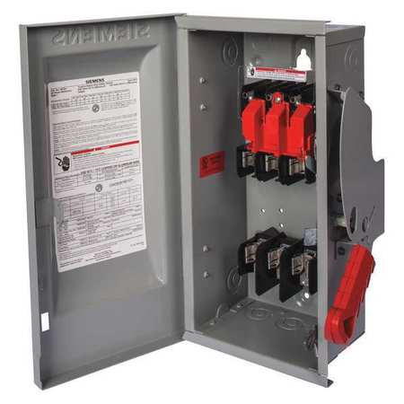 SIEMENS HF362J SAFETY SWITCH FUSIBLE 60A 600VAC 3PH
