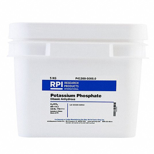 RPI P41300-5000.0 POTASSIUM PHOSPHATE DIBASIC 5KG