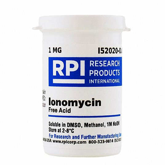 RPI I52020-0.001 IONOMYCIN FREE ACID 1MG