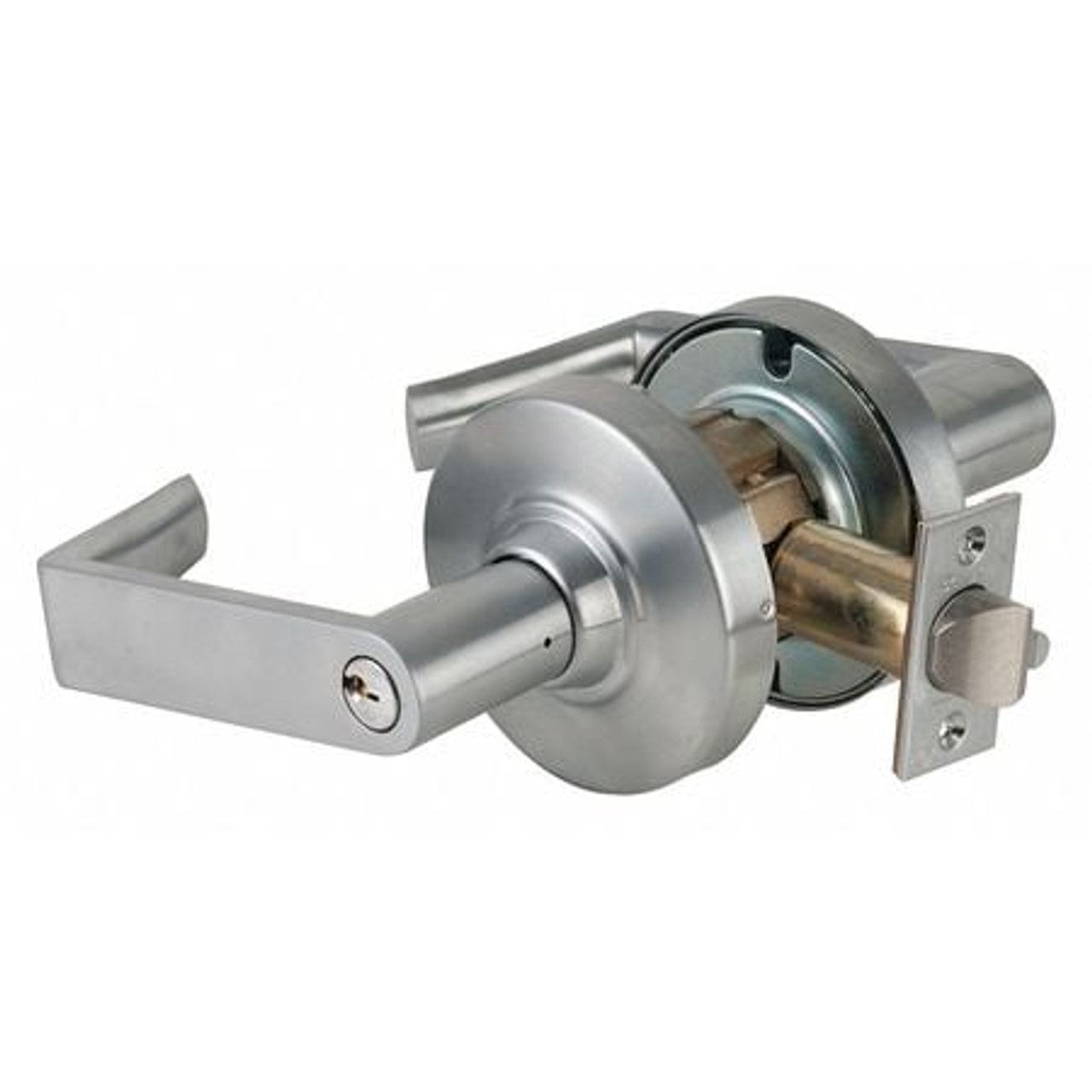 SCHLAGE ND50PD RHO 626 GRADE 1 ENTRANCE/OFFICE LOCK, RHODES LEV