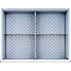 LISTA SDR104-200 ST DRAWER LAYOUT, 4 COMPARTMENTS 7" H