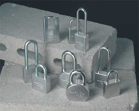 AMERICAN LOCK A50 1-1/8" SHACKLE CLEARANCE, KEYED DIFFEREN