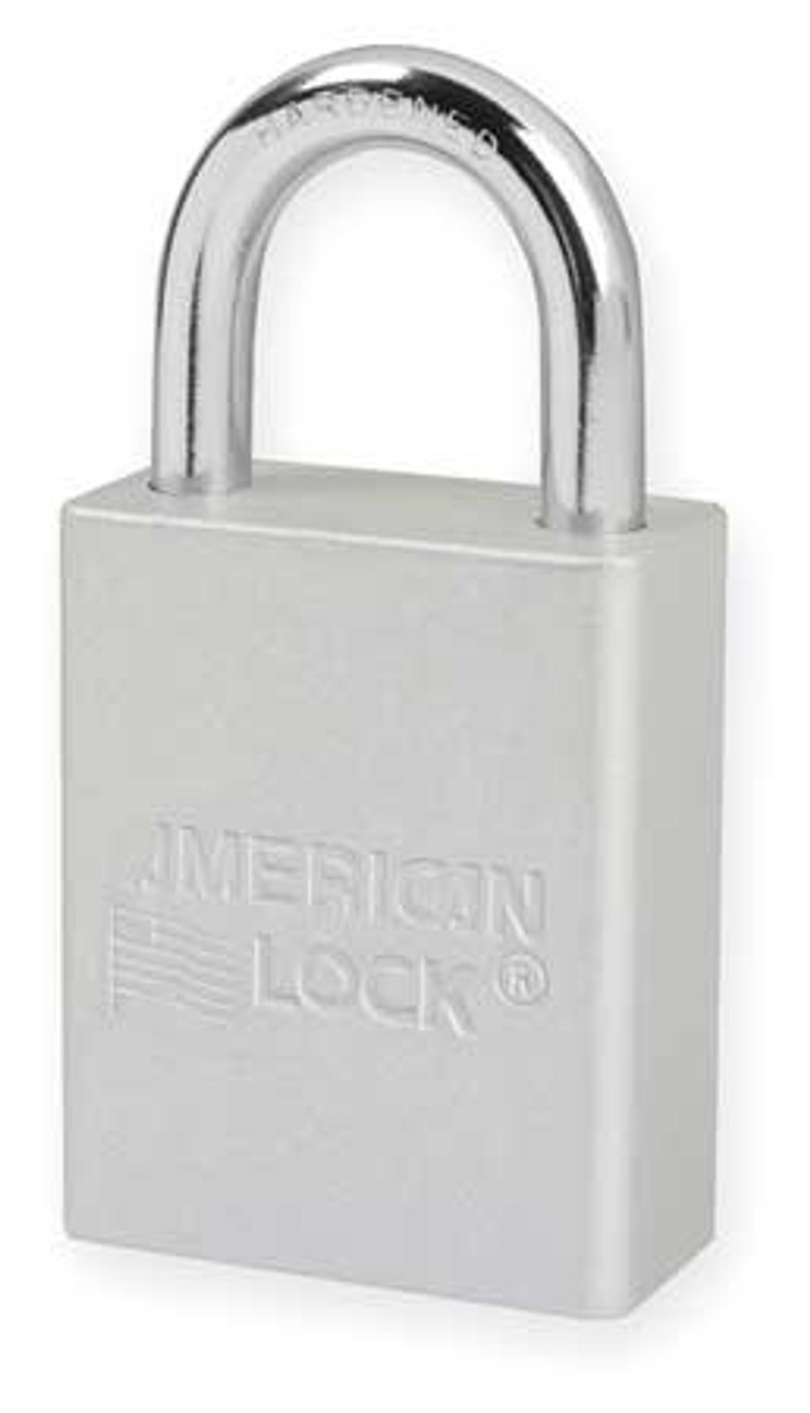 AMERICAN LOCK A1105KACLR D1917 LOCKOUT PADLOCK KA SILVER 1/4 IN D