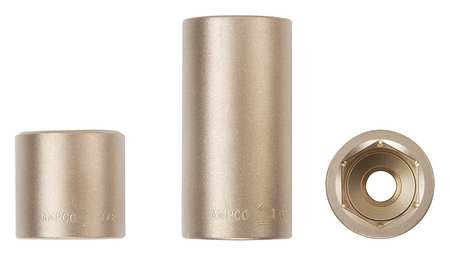 AMPCO SAFETY TOOLS DW-1/4D6MM DEEP WELL SOCKET 6MM METRIC