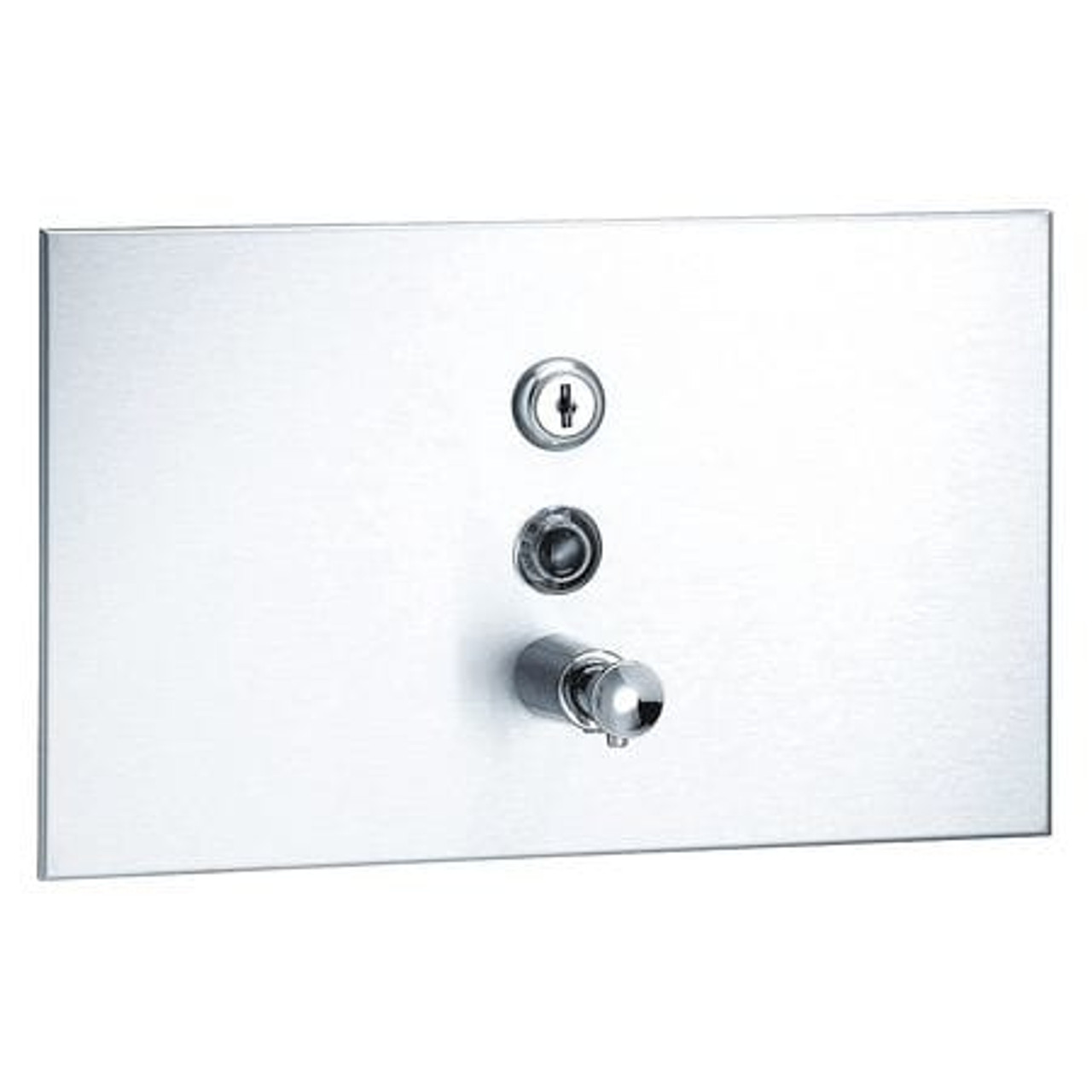 BRADLEY FIXTURES CORP. 6437-000000 SOAP DISPENSER 32 OZ, RECESSED