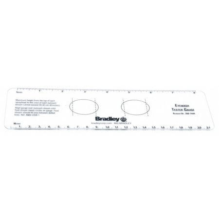 BRADLEY FIXTURES CORP. 269-1444 TEST GAUGE, FOR EYEWASH