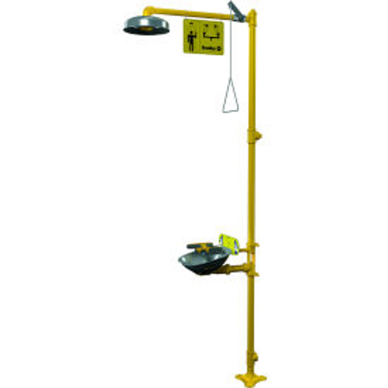 BRADLEY FIXTURES CORP. S19314TT SAFETY SHOWER AND EYE/FACEWASH