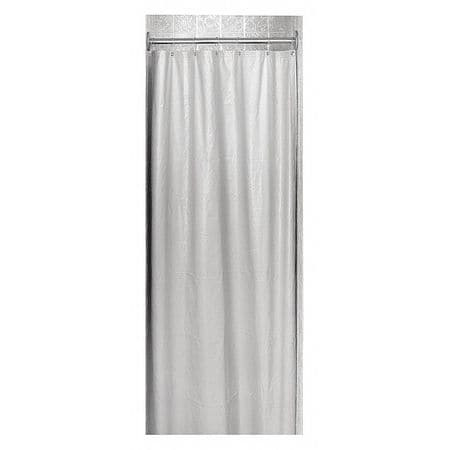 BRADLEY FIXTURES CORP. 9537-367200 SHOWER CURTAIN, VINYL, WHITE