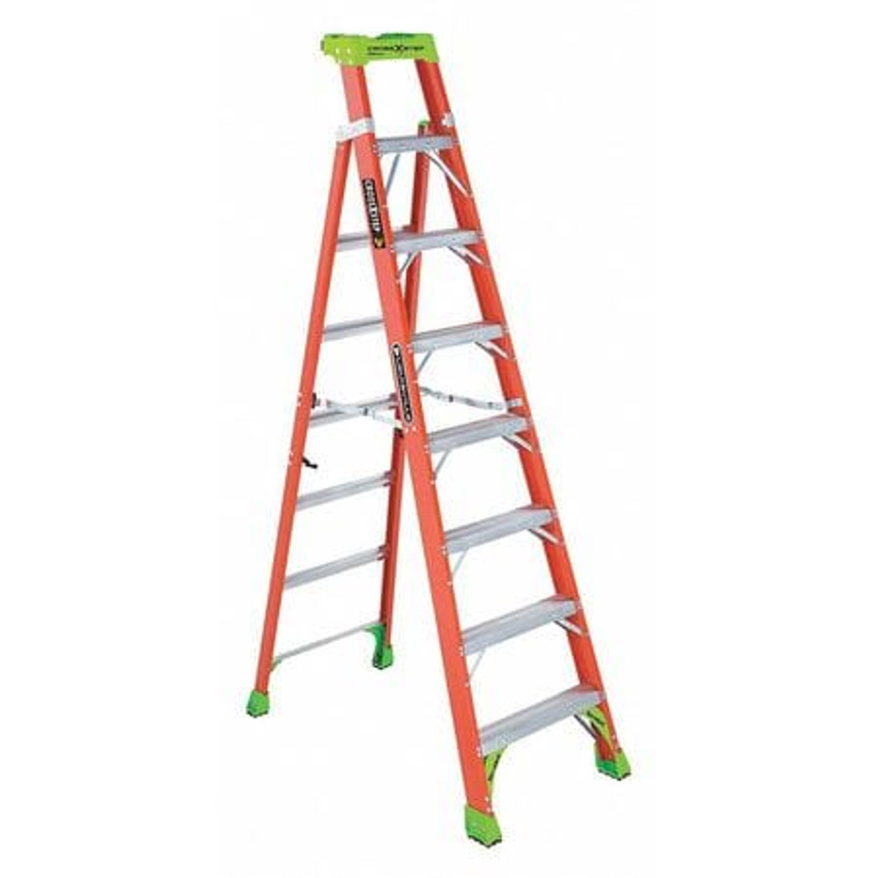 LOUISVILLE LADDER FXS1508 2-IN-1 CROSS STEP LADDER, FIBERGLASS, TY