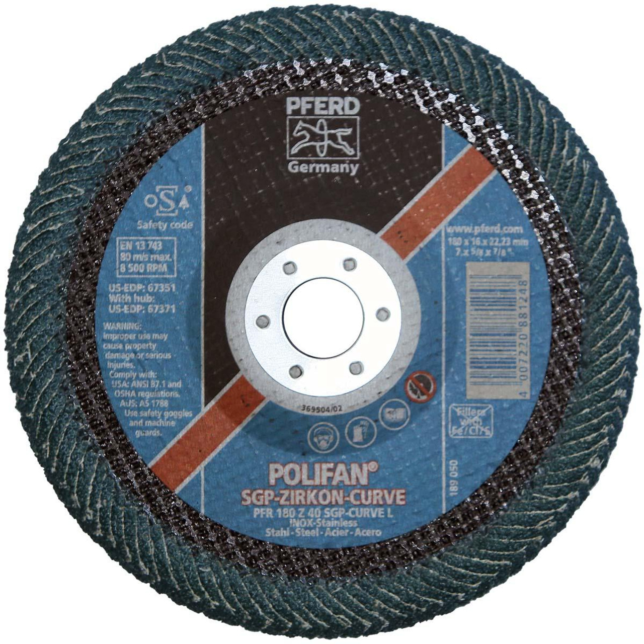 PFERD 67351 FLAP DISC
