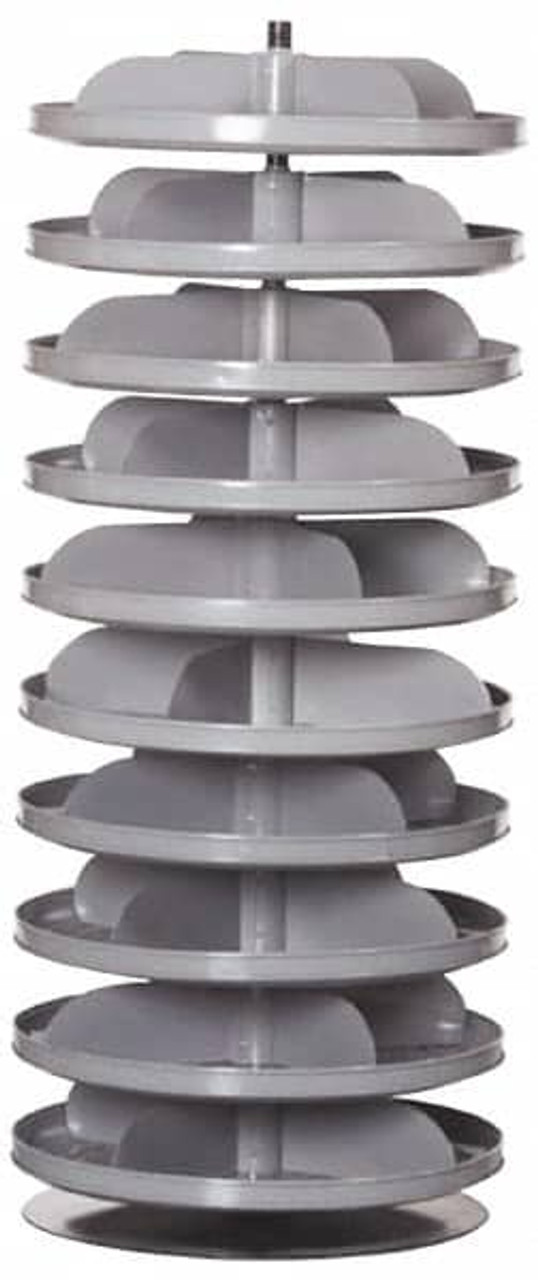 DURHAM MFG CO 1210-95 65-1/2" HIGH, STEEL ROTATING BIN RACK