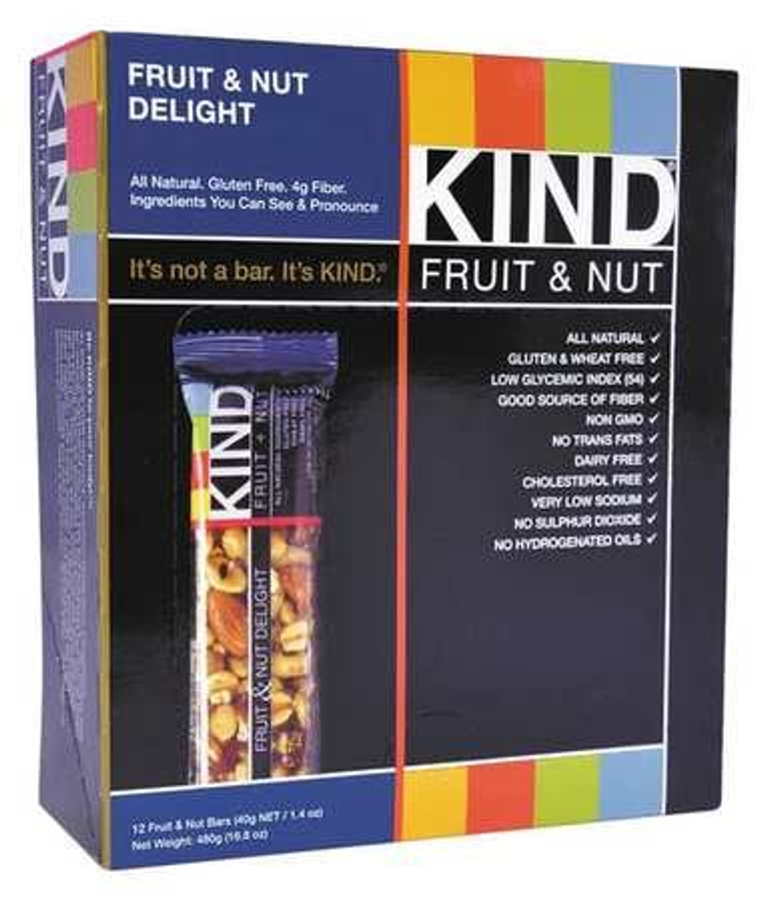 KIND 17824 FRUIT AND NUT BAR 1.4 OZ. PK12