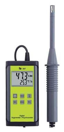 TEST PRODUCTS INTL. 597C1 DIGITAL PSYCHROMETER -40 TO 122F RANGE