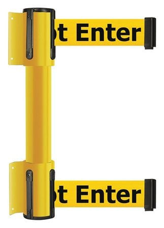 TENSATOR 896T2-35-MAX-YAX-C BELT BARRIER CAUTION-DO NOT ENTER YELLOW