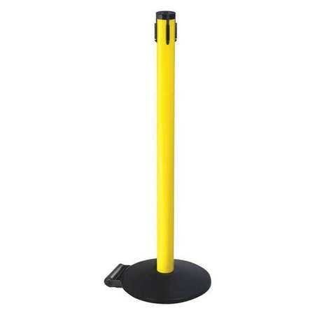 RETRACTA-BELT PM412-30YA-RCV SINGLE BELT RECEIVER POST 40IN.H YELLOW