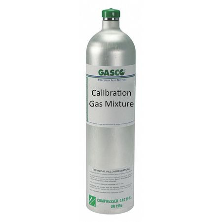 GASCO CALIBRATION GAS 58L-13-367 CALIBRATION GAS 58L 500 PSI