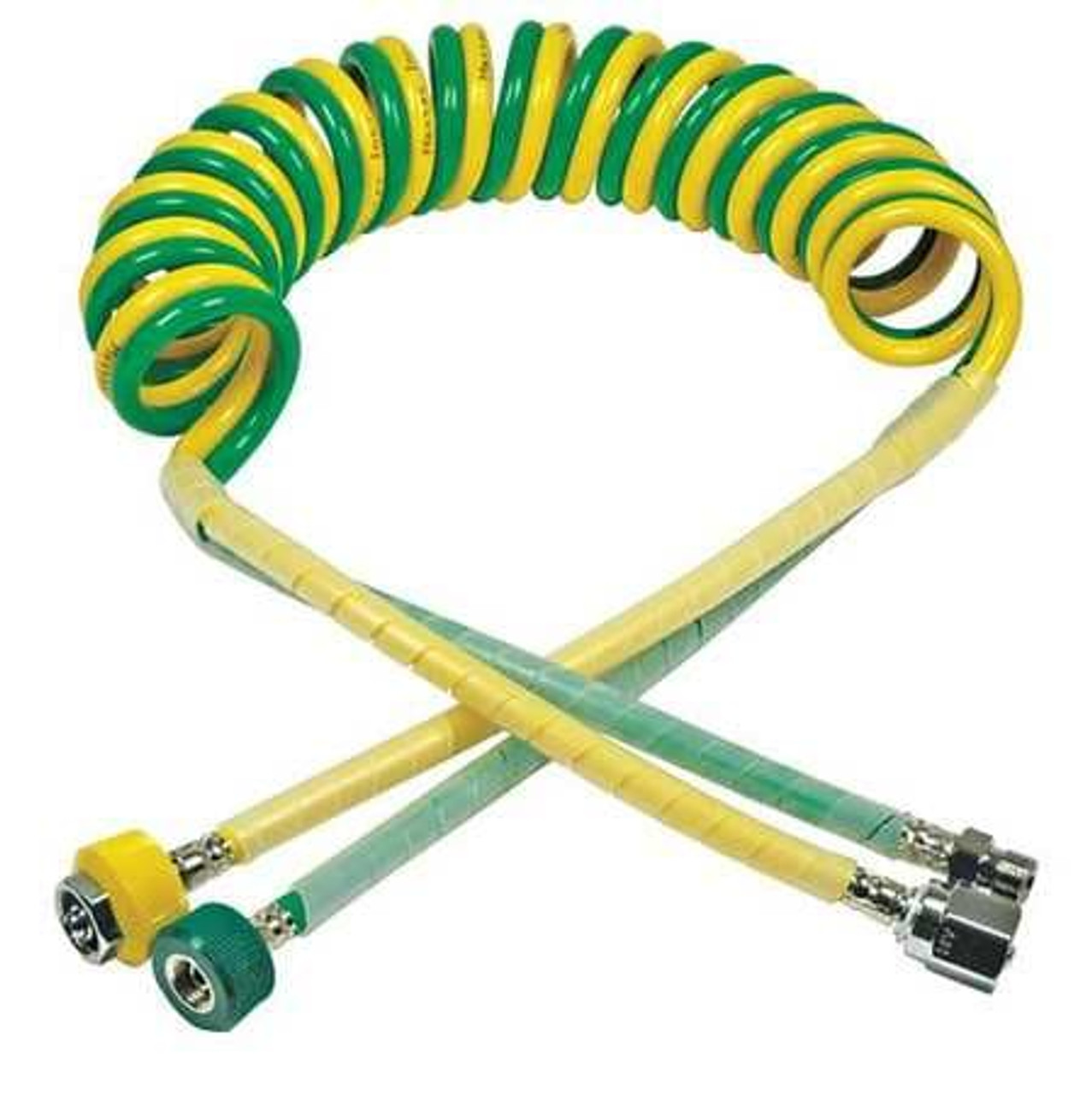 MAXTEC R129P57 DUAL COIL HOSE 6FT BARB SHRADER AIR CONN