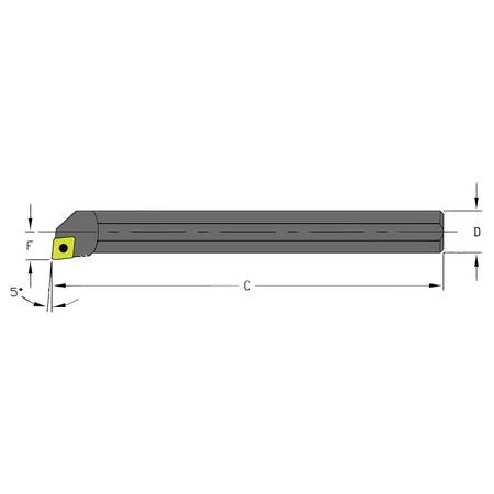 ULTRA-DEX USA A16R SCLCR3 BORING BAR A16R SCLCR3