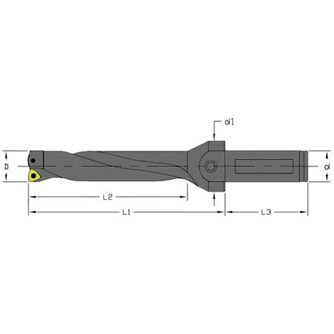 ULTRA-DEX USA UD-1312-4D-125-C INDEXABLE DRILL UD-1312-4D-125-C ULTRA-DEX USA UD-1312-4D-125-C INDEXABLE DRILL UD-1312-4D-125-C