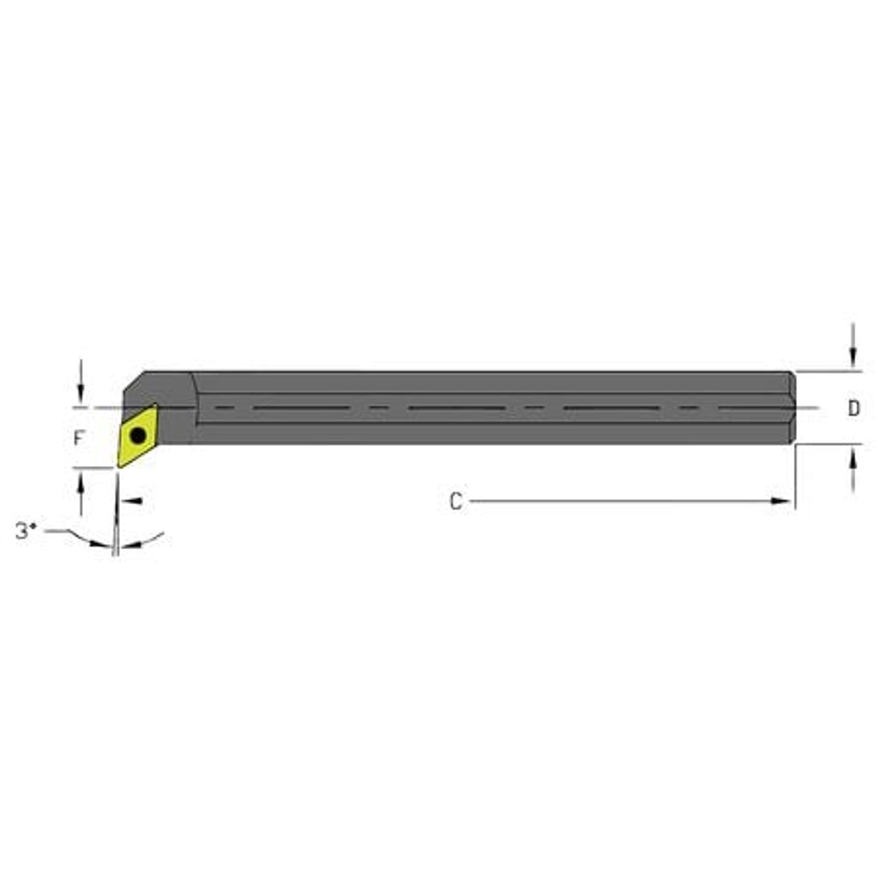 ULTRA-DEX USA S12Q SDUCR3 BORING BAR S12Q SDUCR3
