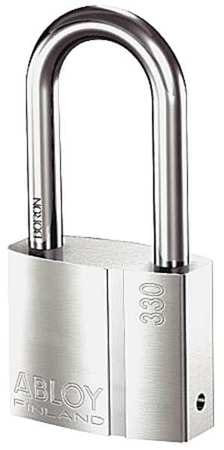 ABLOY PL330/50B-KA KEYED PADLOCK 2IN H HARDENED BORON STEEL