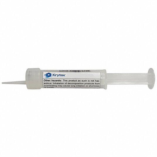 KRYTOX XHT-1000-35RV61 OIL XHT-1000 TEMP OIL SYRINGE 0.5 OZ.