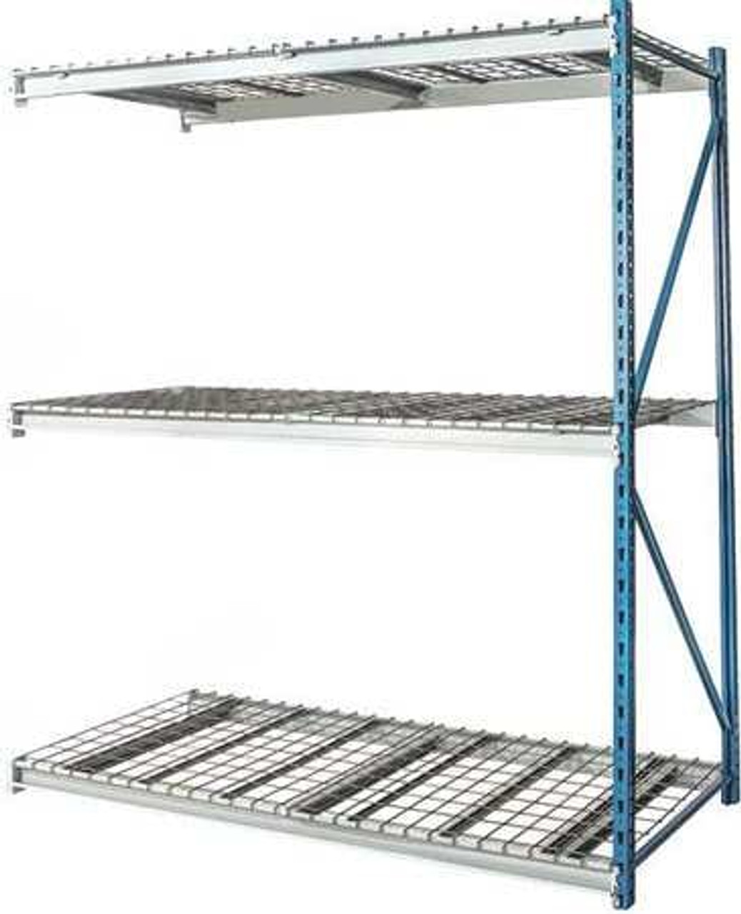 HALLOWELL HBR722487-3A-WW-PB BULK RACK ADD-ON UNIT 72X24X87 10 500LB