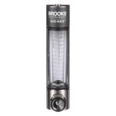 BROOKS 1250AR6091MRSVV FLOWMETER RANGE @ CCM OF AIR 0-15750