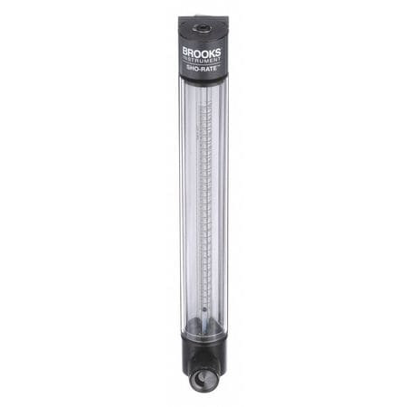 BROOKS 1255AR1011MRSVV FLOWMETER FLOW RANGE @ CCM OF AIR 0-50