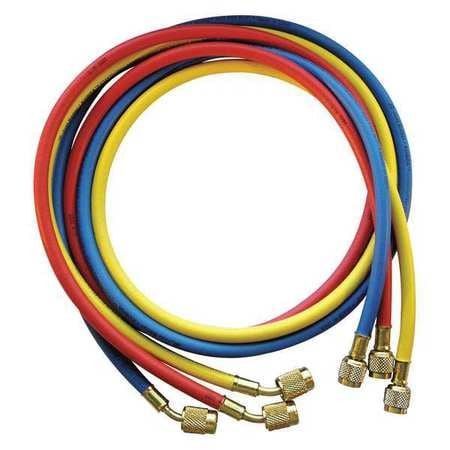 JB INDUSTRIES CCLS5-60 MANIFOLD HOSE SET 60 IN RED YELLOW BLUE