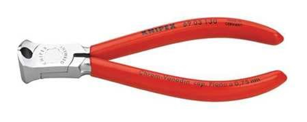 KNIPEX 69 03 130 END CUTTING PLIERS 5-1/8IN.L. RED