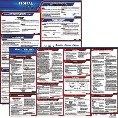 JJ KELLER 200-DC-3 LABOR LAW POSTER FED/STA DC SP 20INH 3YR