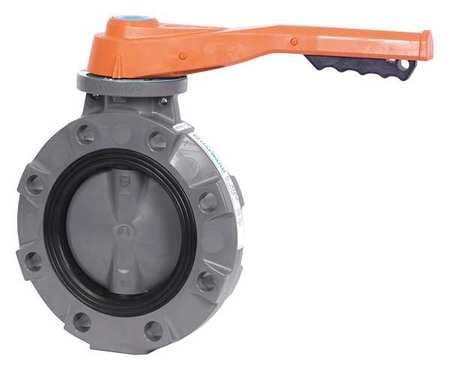 HAYWARD BYV14040A0VL000 BUTTERFLY VALVE PVC/PP FPM 4IN LEVER