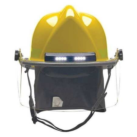 BULLARD LTXYLTLGIZ4 FIRE HELMET TRAKLITE(R) SYSTEM YLLW