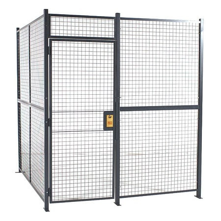 RAPIDWIRE 161682W WELDED PARTITION CAGE 16FT. 8INW 2 SIDED