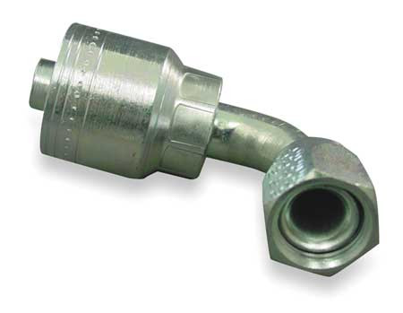 EATON 1AA10FJB12 CRIMP FITTING,90 DEG.,3/4" ID,7/8",FJIC