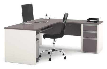 BESTAR 93880-59 L-SHAPE WORKSTATION SLATE 82-29/32IN. D