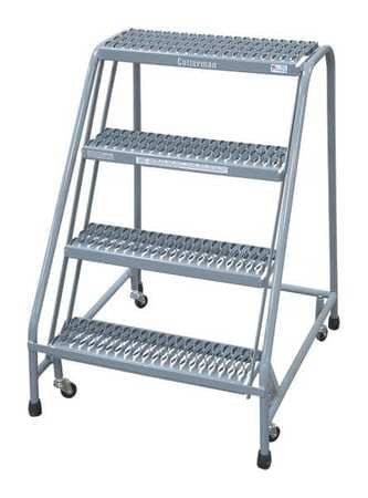 COTTERMAN 1004N3232A3E10B4C1P6 ROLLING LADDER STEEL 40IN. H. GRAY